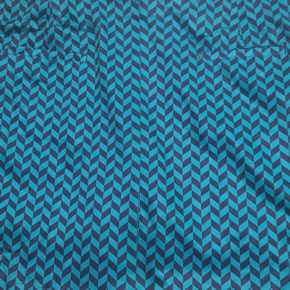 Lady Hagen Golf Skort Skirt Navy and Teal with Pockets Size 16 - Picture 8 of 10